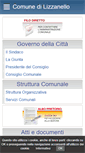 Mobile Screenshot of comune.lizzanello.le.it